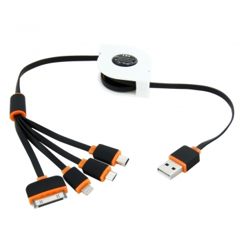 สายชาร์จ-USB-4in1-มี4หัวใน1สาย-Micro-USB-Mini-USB